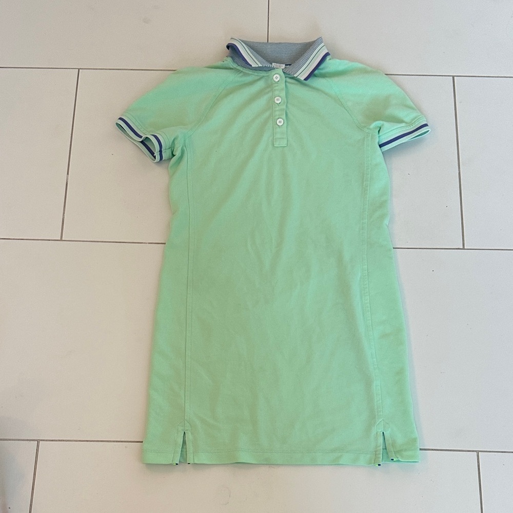 Ivivva Mint Green Kids Polo Shirt tennis dress Girls 8